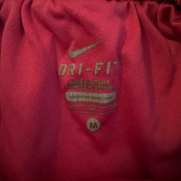 Nike Dri Fit Pink and Blue Pebble Print Logo Shorts - Picture 6 of 7